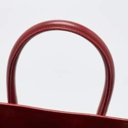 مملوكة مسبقًا حقيبة يد توتس سان لوران كلاسيك ساك دو جور جلد بنفسجي صغيرة