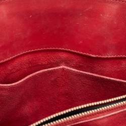 مملوكة مسبقًا حقيبة يد توتس سان لوران كلاسيك ساك دو جور جلد بنفسجي صغيرة