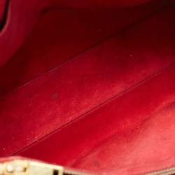 مملوكة مسبقًا حقيبة يد توتس سان لوران كلاسيك ساك دو جور جلد بنفسجي صغيرة