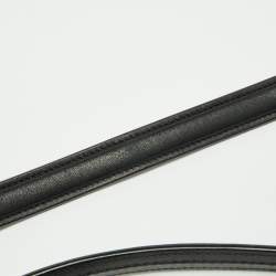 Pre Owned Saint Laurent Black Quilted Puffer Leather Medium Loulou Monogram Shoulder Bag