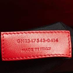 Saint Laurent Red Leather Large Sac De Jour Tote
