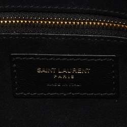 مملوكة مسبقًا Saint Laurent Black Leather LE 5 À 7 Shoulder Bag