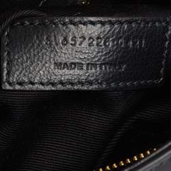 مملوكة مسبقًا Saint Laurent Black Leather LE 5 À 7 Shoulder Bag