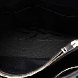 Saint Laurent Black Grain Leather Small Classic Sac De Jour Tote