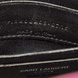 Pre Owned Saint Laurent Pink Leather Toy Sac De Jour Crossbody Bag