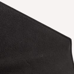 Pre Owned Saint Laurent Black Matelassé Leather Large College Top Handle Bag