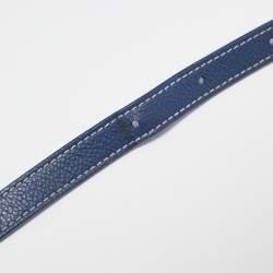 Pre Owned Saint Laurent Blue Leather Nano Classic Sac De Jour Tote