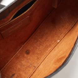Saint Laurent Black Croc Embossed Leather Le 5 À 7 Hobo