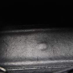 حقيبة يد توتس سان لوران نانو كلاسيك ساك دي جور جلد نقشة التمساح أسود