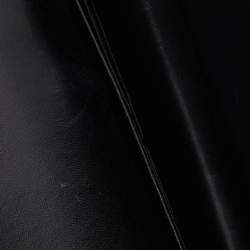 Pre Owned محفطة بسلسلة سان لوران كيت قطيفة أسود بشراشيب