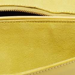 Pre Owned Saint Laurent Yellow Leather Ligne Y Crossbody Bag