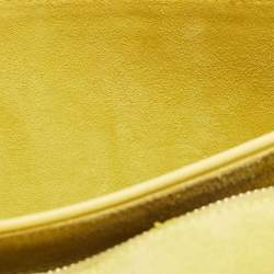 Pre Owned Saint Laurent Yellow Leather Ligne Y Crossbody Bag