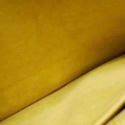 Pre Owned Saint Laurent Yellow Leather Ligne Y Crossbody Bag