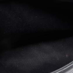 Pre Owned Saint Laurent Dark Grey Monogram Leather Loulou Shoulder Bag