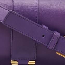 Pre Owned حقيبة كتف سان ل وران حرف واي ليغن جلد أصفر