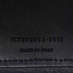 Pre Owned Saint Laurent Blue Croc Embossed Leather Nano Classic Sac De Jour Tote