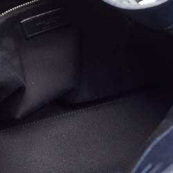 Saint Laurent Blue Crinkled Leather Niki Shopper Tote