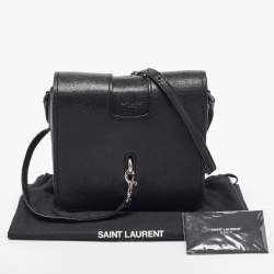 Saint Laurent Black Leather Small Charlotte Toy Crossbody Bag