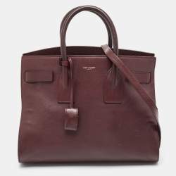 Saint laurent sac de jour burgundy sale