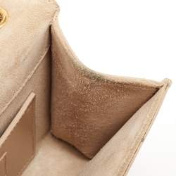Saint Laurent Beige Leather Kate Tassel Flap Chain Crossbody Bag