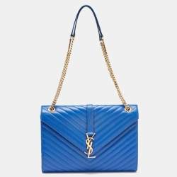 Ysl discount blue handbag