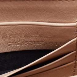 Saint Laurent Light Pink Leather Sunset Wallet On Chain