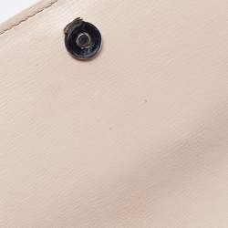 Saint Laurent Light Pink Leather Sunset Wallet On Chain