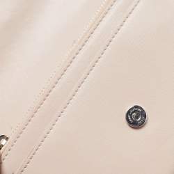 Saint Laurent Light Pink Leather Sunset Wallet On Chain