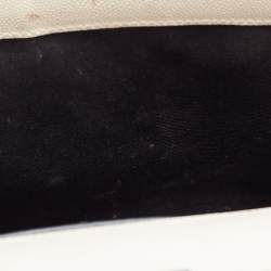 Pre Owned Saint Laurent Off White Leather Medium Kate Shoulder Bag