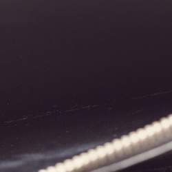 مملوكة مسبقًا Saint Laurent Black Croc Embossed Leather Sunset Chain Wallet Bag