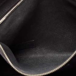 Saint Laurent Black Canvas and Leather Large Rive Gauche Shopper Tote 