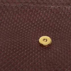 Saint Laurent Burgundy Monogram Kate Tassel Chain Bag