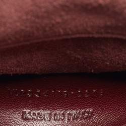 Saint Laurent Burgundy Monogram Kate Tassel Chain Bag