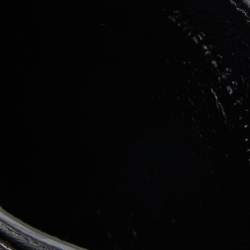 Pre Owned Saint Laurent Grey Matelassé Leather Monogram Card Holder