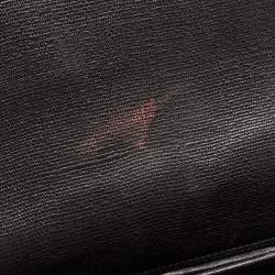 Saint Laurent Black Leather Ligne Y Crossbody Bag