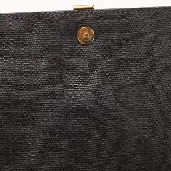 Saint Laurent Black Leather Ligne Y Crossbody Bag