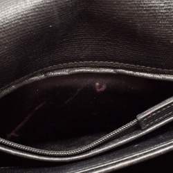 Saint Laurent Black Leather Ligne Y Crossbody Bag