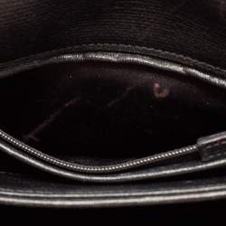 Saint Laurent Black Leather Ligne Y Crossbody Bag