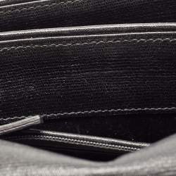 Saint Laurent Black Leather Ligne Y Crossbody Bag