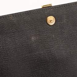 Saint Laurent Black Leather Ligne Y Crossbody Bag