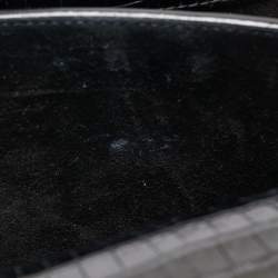 Pre Owned Saint Laurent Black Croc Embossed Leather Medium Sunset Shoulder Bag