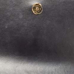 Pre Owned Saint Laurent Black Leather Kate Belt Bag
