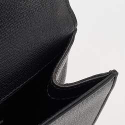 Pre Owned Saint Laurent Black Leather Y-Ligne Clutch