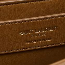 Saint Laurent Brown Suede Small Kate Tassel Crossbody Bag