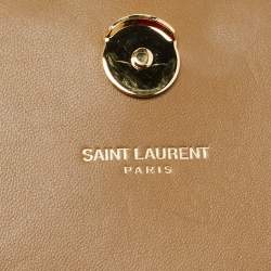 Saint Laurent Brown Suede Small Kate Tassel Crossbody Bag