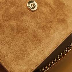 Saint Laurent Brown Suede Small Kate Tassel Crossbody Bag