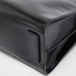 Pre Owned Saint Laurent Black Leather Sac De Jour North South Tote