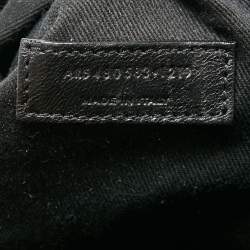 Pre Owned Saint Laurent Black Leather Sac De Jour North South Tote