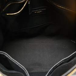 Pre Owned Saint Laurent Black Leather Sac De Jour North South Tote