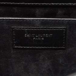 Pre Owned Saint Laurent Black Leather Large Sunset Shoulder Bag